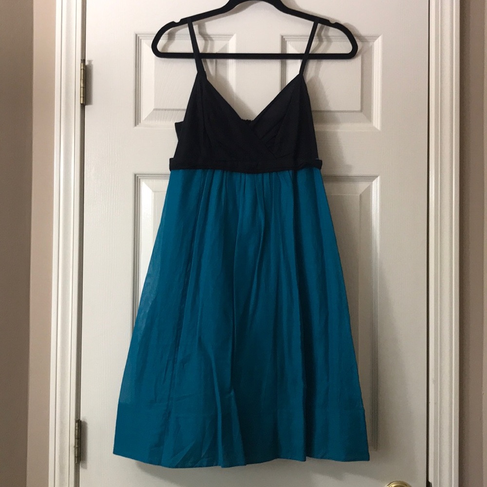 Limited Color Block Babydoll Dress